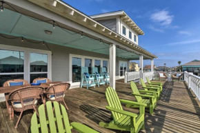 Steps to Beach Bolivar Peninsula Home with Views!